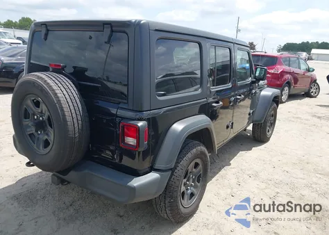 2023 Jeep Wrangler 4-Door Sport 4X4 из США, поврежденный, VIN 1C4HJXDG0PW546983
